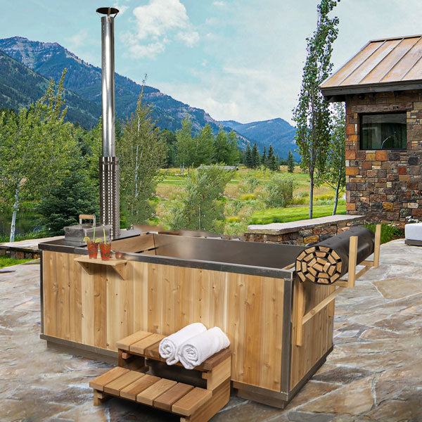 Leisurecraft The Starlight Wood Burning Hot Tub CT372W