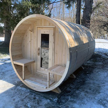 Leisurecraft CT Serenity Barrel Sauna CTC2245W