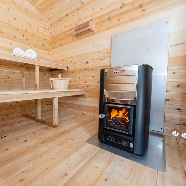 Leisurecraft CT Georgian Cabin Sauna with Porch CTC88PE