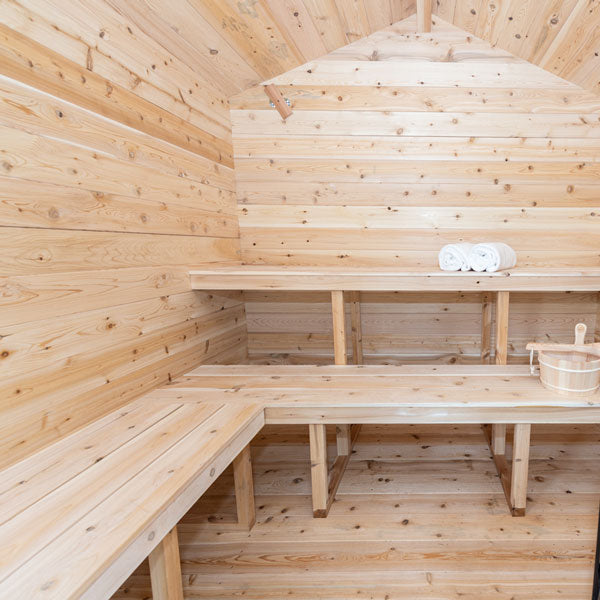 Leisurecraft CT Georgian Cabin Sauna with Porch CTC88PE