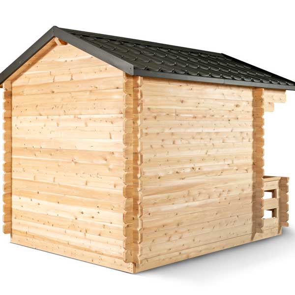 Leisurecraft CT Georgian Cabin Sauna with Porch CTC88PE