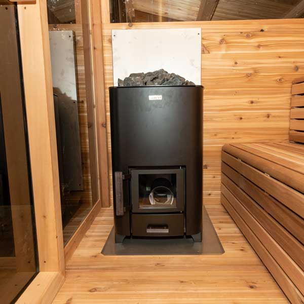 Leisurecraft CT Georgian Cabin Sauna with Porch CTC88PW