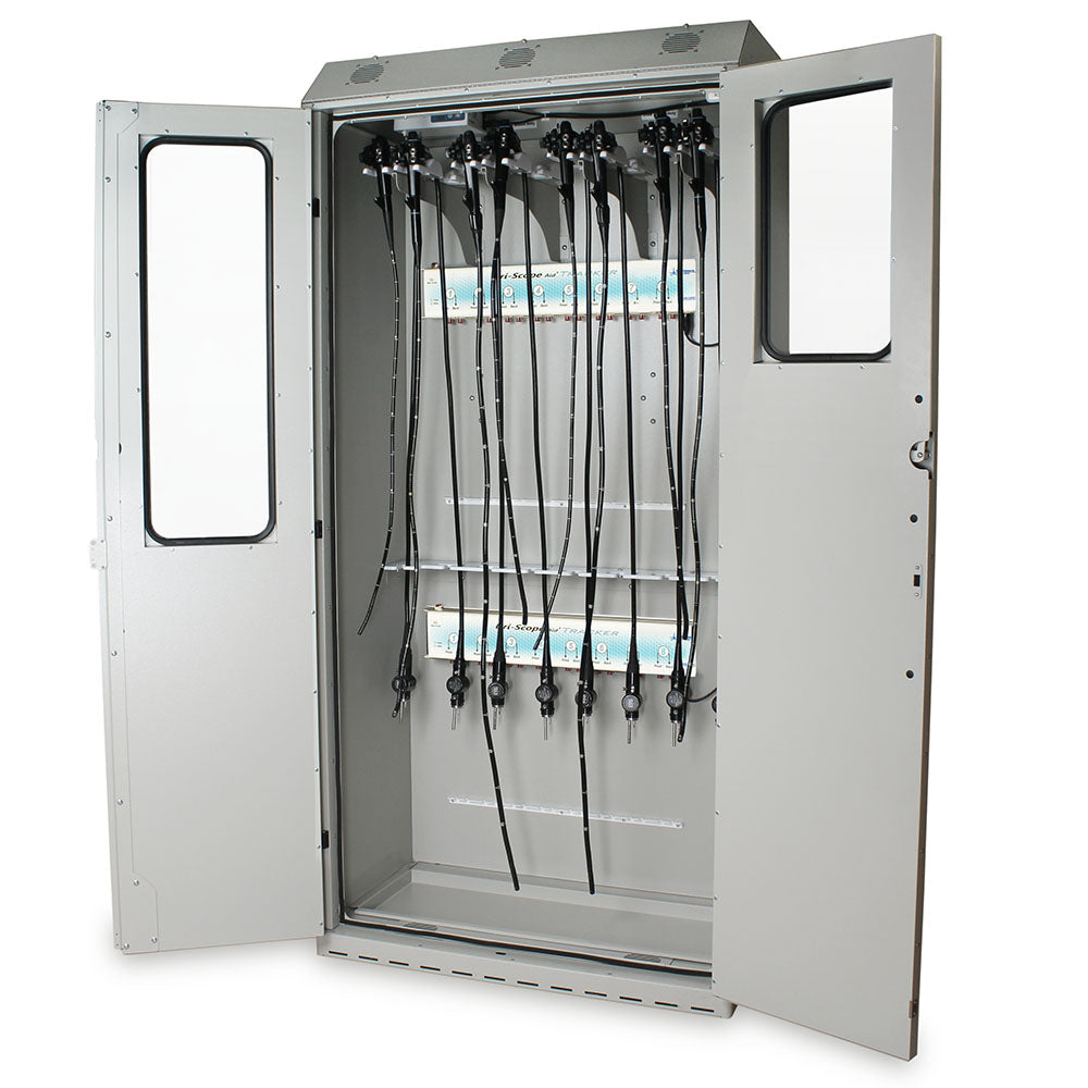 Harloff SureDry High Volume Smart 16 Scope Cabinet with Tracking and Dri-Scope Aid®, Key Lock, SC8044TD-T3316D