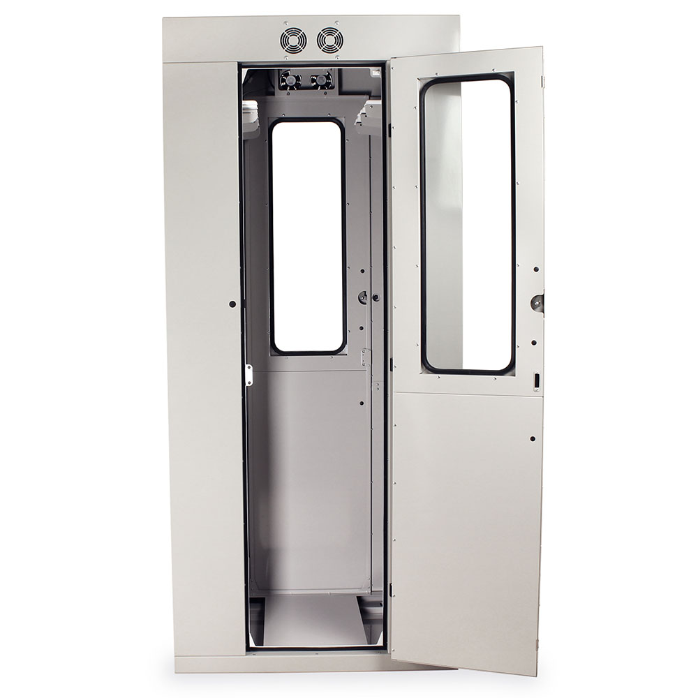Harloff SureDry Pass Through Scope Cabinet with Dri-Scope Aid®, 10-Scope Capacity, Key Lock, SC80WTDRDP-10-DSS2305