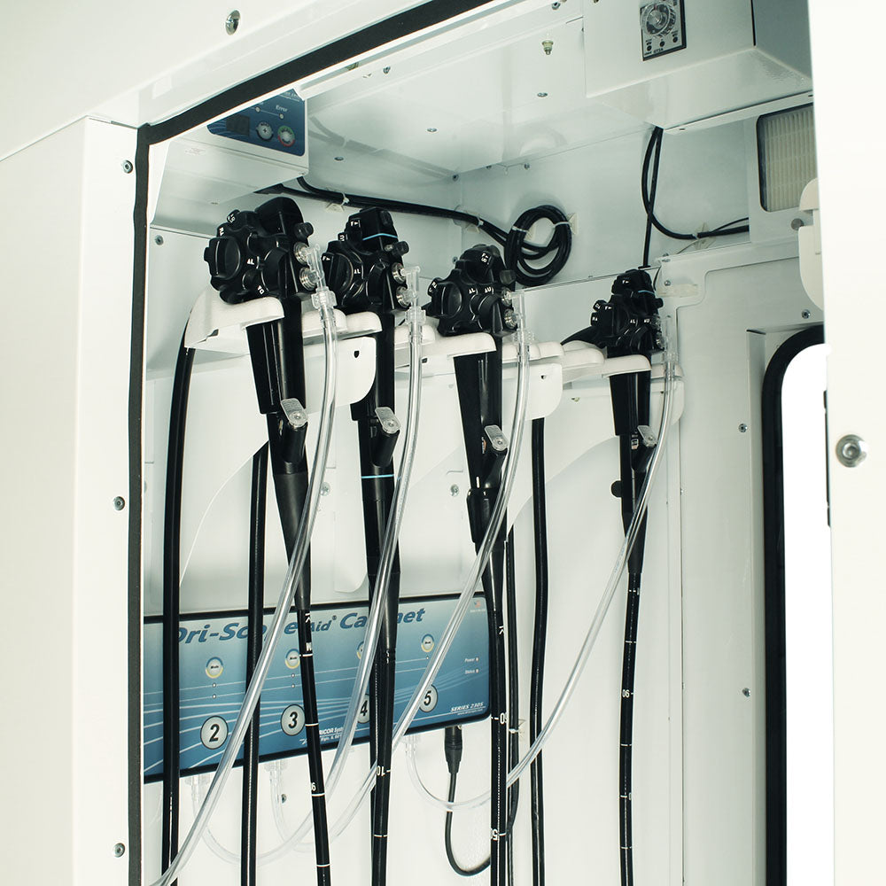 Harloff SureDry Pass Through Scope Cabinet with Dri-Scope Aid®, 10-Scope Capacity, Key Lock, SC80WTDRDP-10-DSS2305