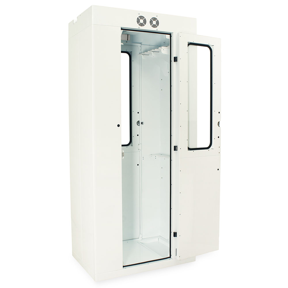 Harloff SureDry Pass Through Scope Cabinet, 10-Scope Capacity, Key Lock, SC80WTDRDP-10