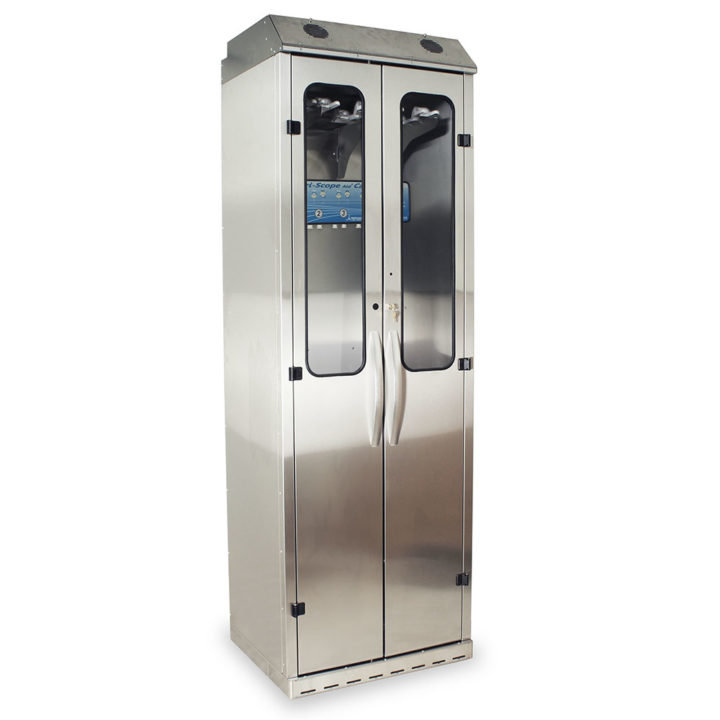 Harloff SureDry 10 Scope Cabinet with Dri-Scope Aid®, Stainless, Key Lock, SCSS8030DRDP-DSS2310