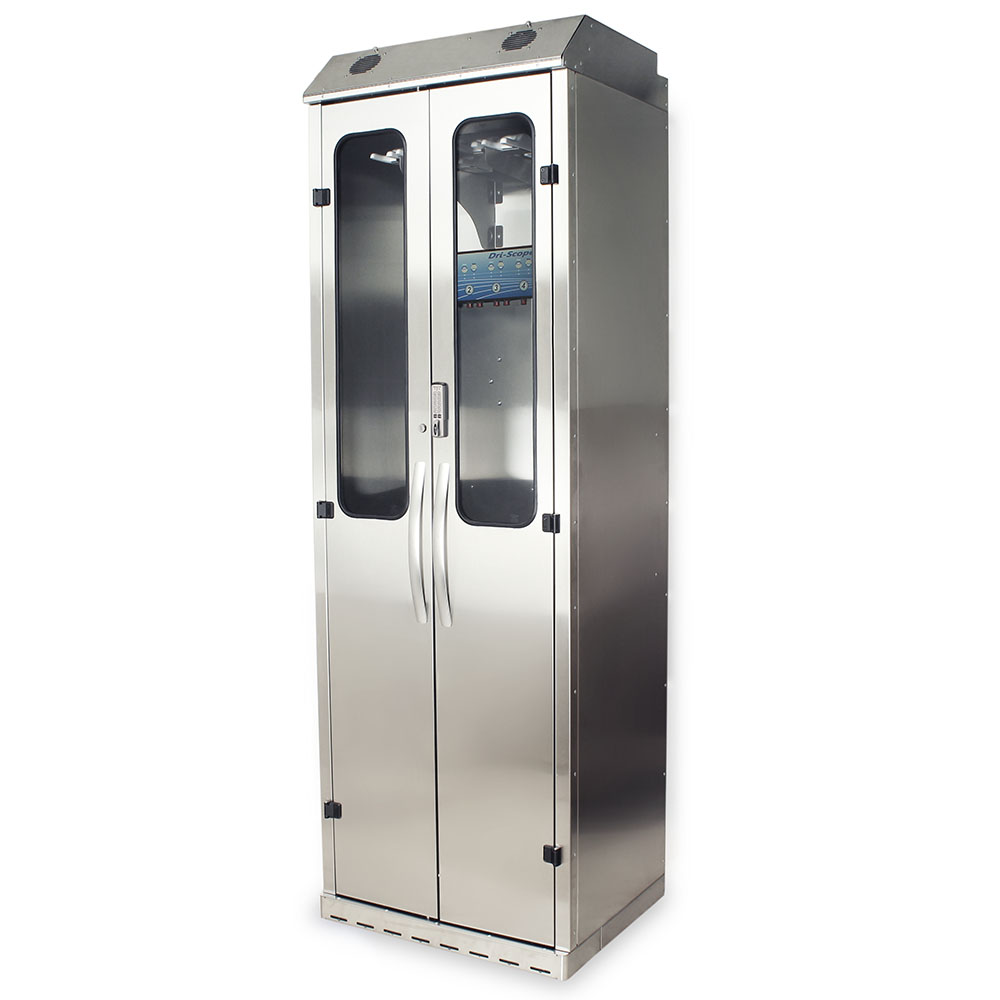 Harloff SureDry 10 Scope Cabinet with Dri-Scope Aid®, Stainless, E-Lock, SCSS8030DREDP-DSS2310