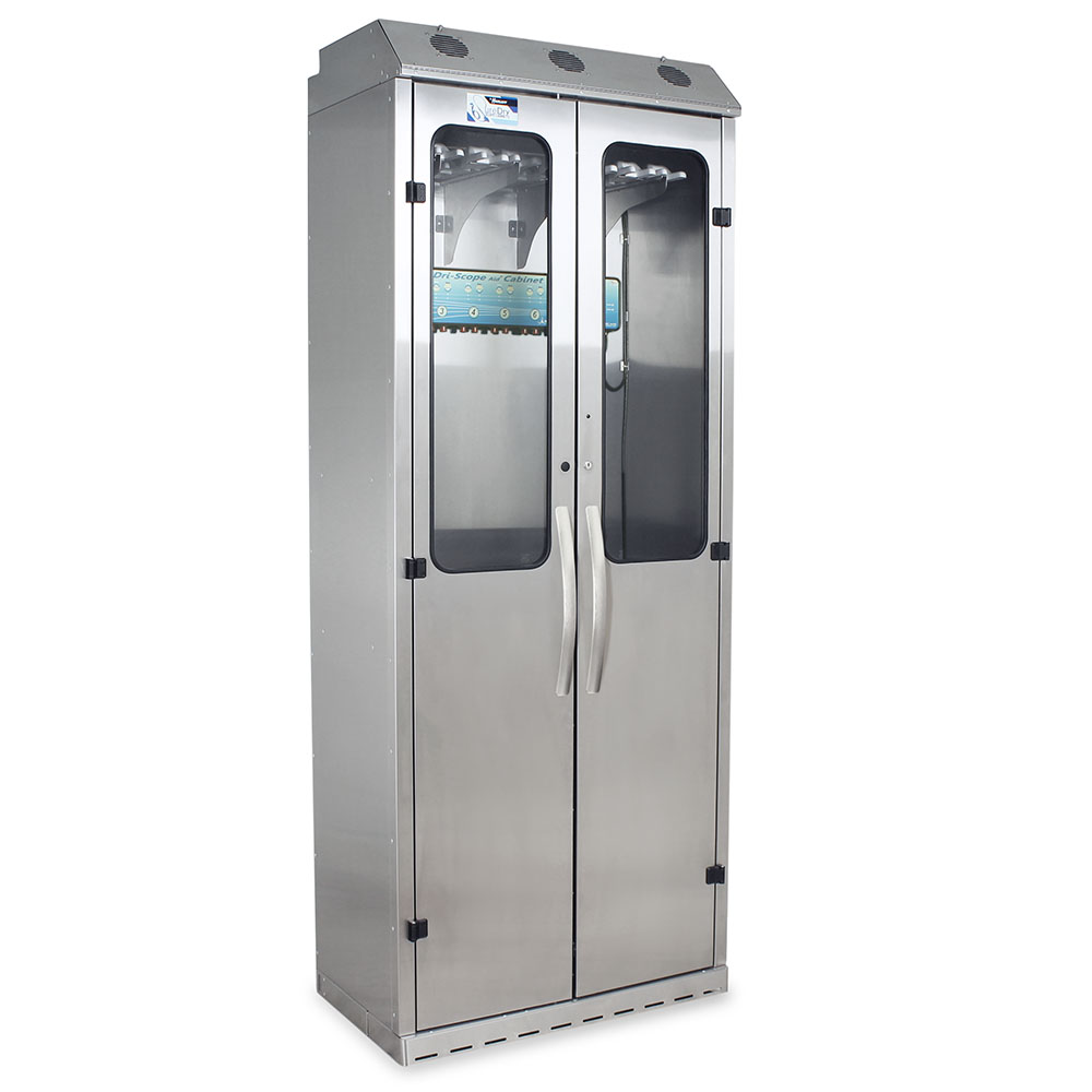 Harloff SureDry 14 Scope Cabinet with Dri-Scope Aid®, Stainless, Key Lock, SCSS8036DRDP-14-DSS3316