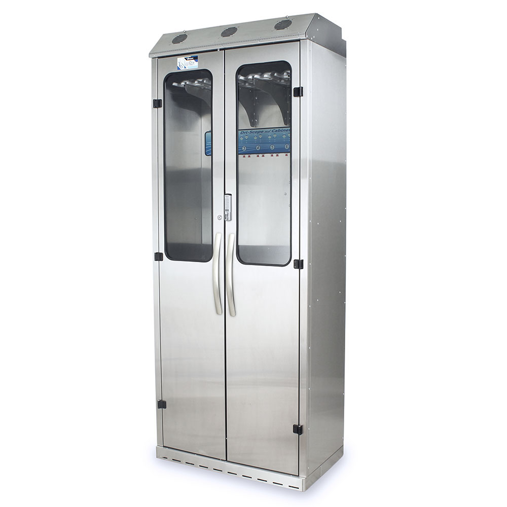 Harloff SureDry 14 Scope Cabinet with Dri-Scope Aid®, Stainless, E-Lock, SCSS8036DREDP-14-DSS3316