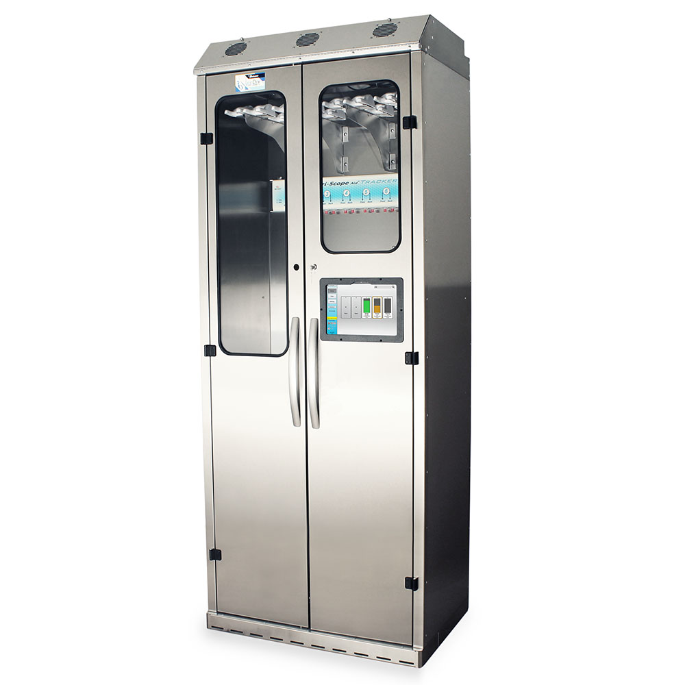 Harloff SureDry Cabinet with 14 Endoscope Tracking System and Dri-Scope Aid®, Stainless, Key Lock, SCSS8036TD-T3316D