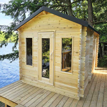 Leisurecraft CT Georgian Cabin Sauna with Changeroom CTC88CE
