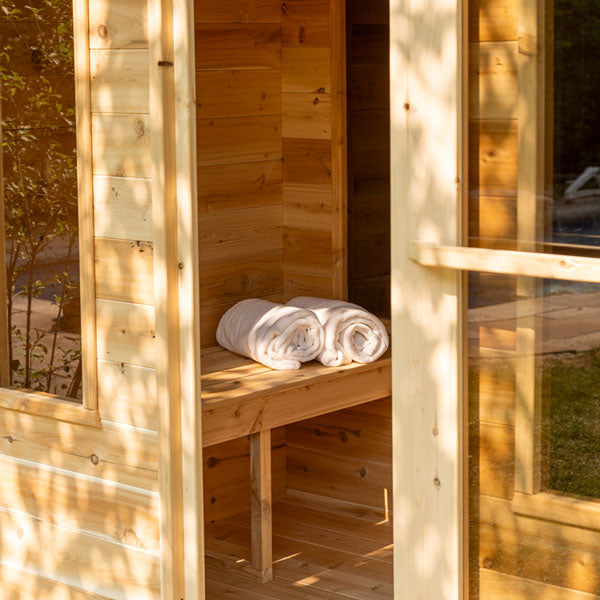 Leisurecraft CT Georgian Cabin Sauna with Changeroom CTC88CE