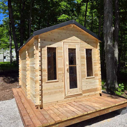 Leisurecraft CT Georgian Cabin Sauna with Changeroom CTC88CE