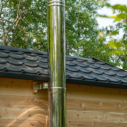 Leisurecraft CT Georgian Cabin Sauna with Changeroom CTC88CW