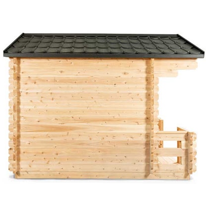 Leisurecraft CT Georgian Cabin Sauna with Porch CTC88PW