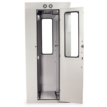 Harloff SureDry Pass Through Scope Cabinet with Dri-Scope Aid®, 10-Scope Capacity, Key Lock, SC80WTDRDP-10-DSS2305