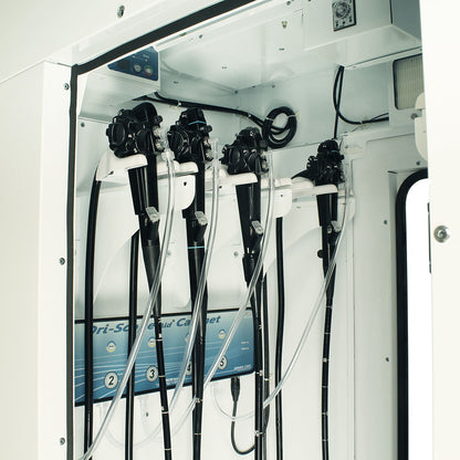 Harloff SureDry Pass Through Scope Cabinet with Dri-Scope Aid®, 10-Scope Capacity, Key Lock, SC80WTDRDP-10-DSS2305