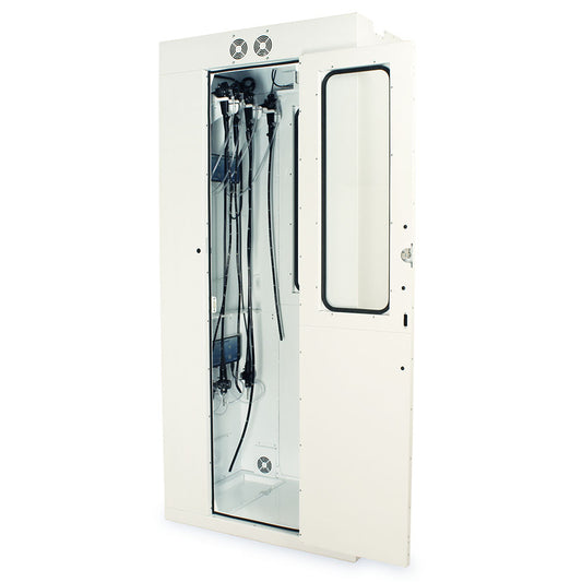 Harloff SureDry Pass Through Scope Cabinet with Dri-Scope Aid®, 10-Scope Capacity, Key Lock, SC80WTDRDP-10-DSS2305