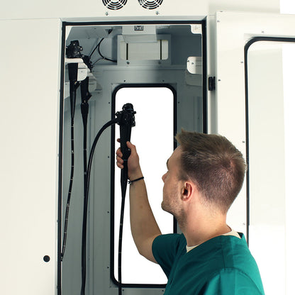 Harloff SureDry Pass Through Scope Cabinet, 10-Scope Capacity, Key Lock, SC80WTDRDP-10