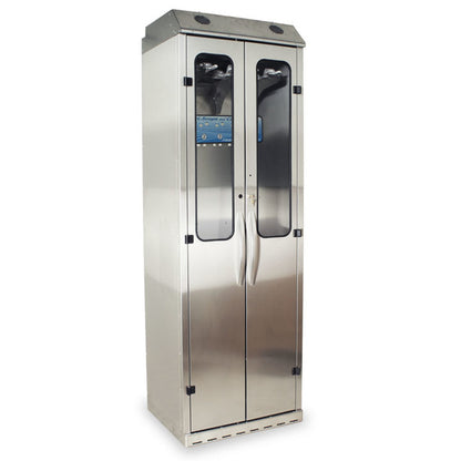 Harloff SureDry 10 Scope Cabinet with Dri-Scope Aid®, Stainless, Key Lock, SCSS8030DRDP-DSS2310