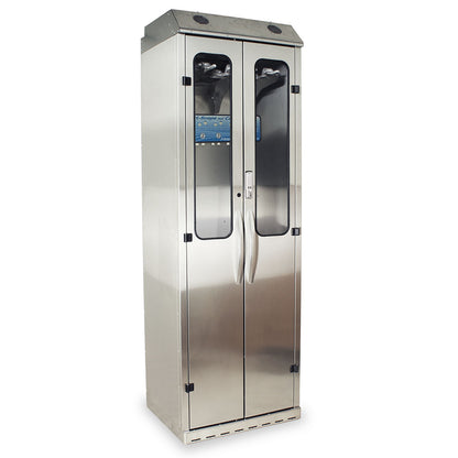 Harloff SureDry 10 Scope Cabinet with Dri-Scope Aid®, Stainless, E-Lock, SCSS8030DREDP-DSS2310