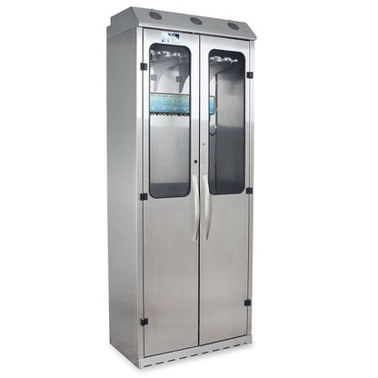 Harloff SureDry 14 Scope Cabinet with Dri-Scope Aid®, Stainless, Key Lock, SCSS8036DRDP-14-DSS3316