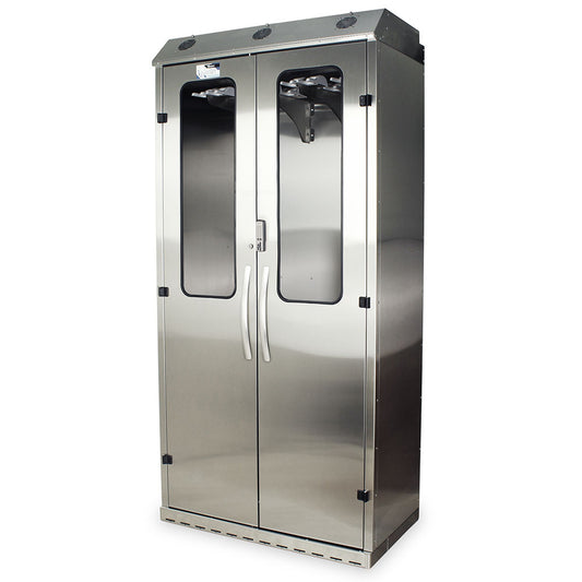 Harloff SureDry High Volume 16 Scope Drying Cabinet, Stainless, E-Lock, SCSS8044DREDP