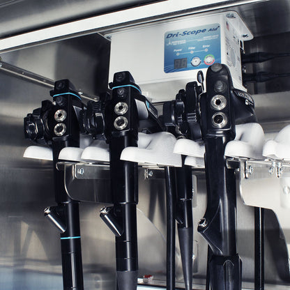 Harloff SureDry 14 Scope Cabinet with Dri-Scope Aid®, Stainless, E-Lock, SCSS8036DREDP-14-DSS3316